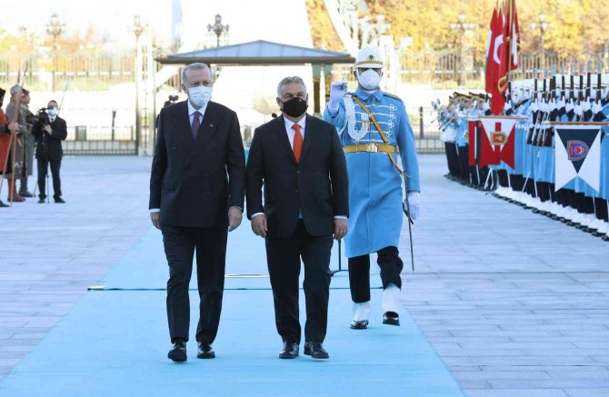 Cumhurbaşkanı Erdoğan, Macaristan Başbakanı Orban’ı Resmi Törenle Karşıladı