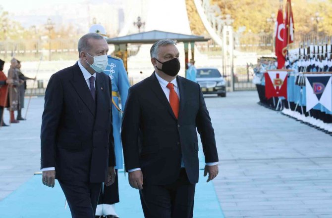 Cumhurbaşkanı Erdoğan, Macaristan Başbakanı Orban’ı Resmi Törenle Karşıladı