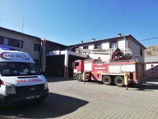 Elazığ’da Gerçeği Aratmayan Yangın Tatbikatı