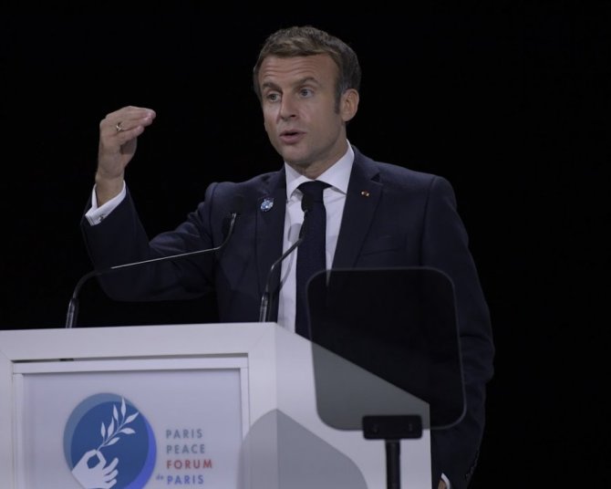 Paris Barış Forumu Macron Ve Harris’in Katılımıyla Başladı