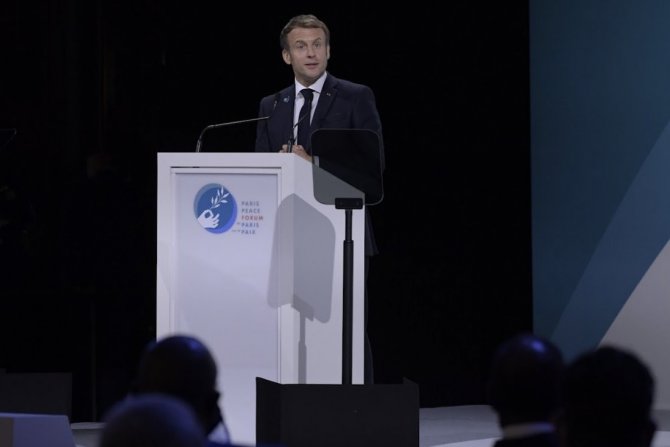 Paris Barış Forumu Macron Ve Harris’in Katılımıyla Başladı
