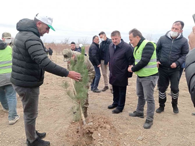 Iğdır’da ‘Geleceğe Nefes, Dünyaya Nefes’ Fidan Dikim Seferberliği