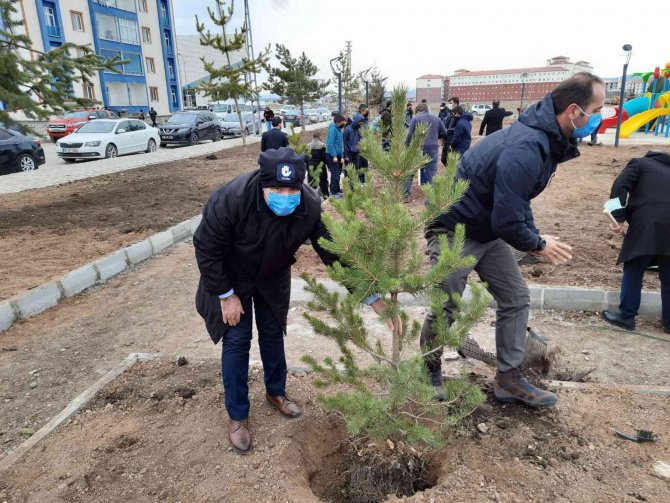 Kars’ta Fidanlar Toprakla Buluştu