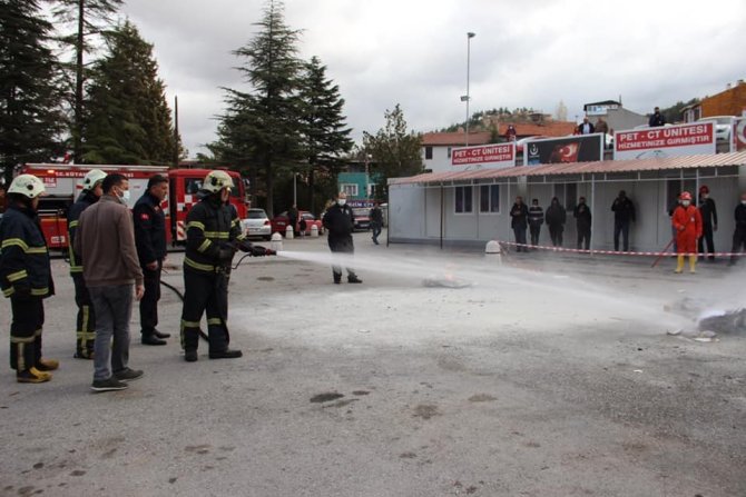 Kütahya’da Hastane Afet Ve Acil Durum Tatbikatı
