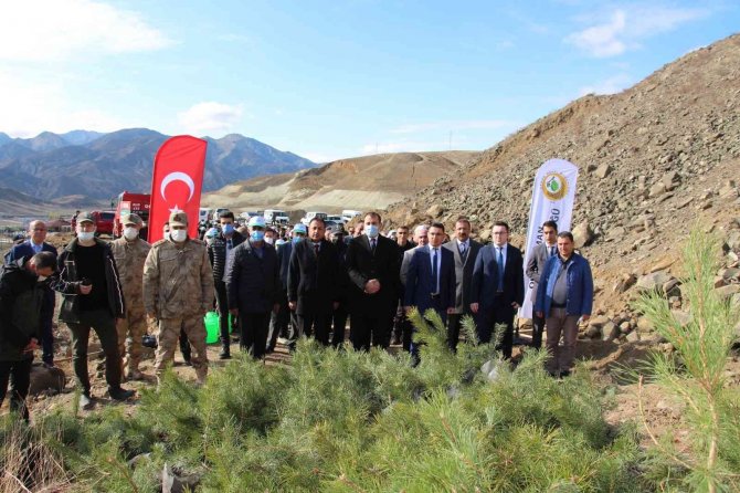 Oltu’da 6 Bin Fidan Toprakla Buluştu