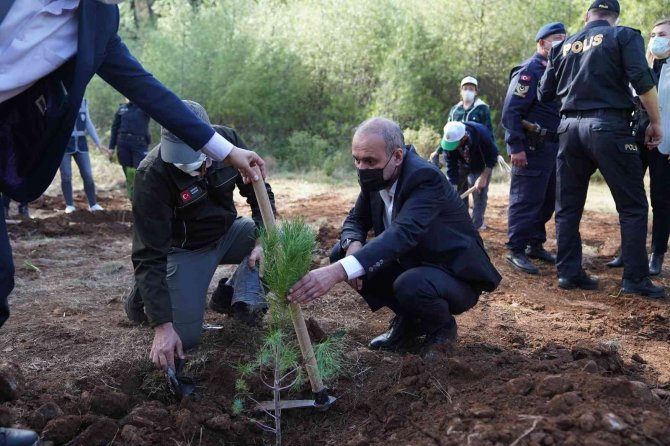 Ortaca’da Fidanlar Toprakla Buluşturuldu