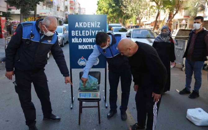 Akdeniz Belediyesi, Semt Pazarlarına Kilo Kontrol Noktaları Kurdu