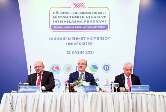 İ̇htisaslaşma Kapsamına Alınan Üniversiteler, Burdur’da Bir Araya Geldi