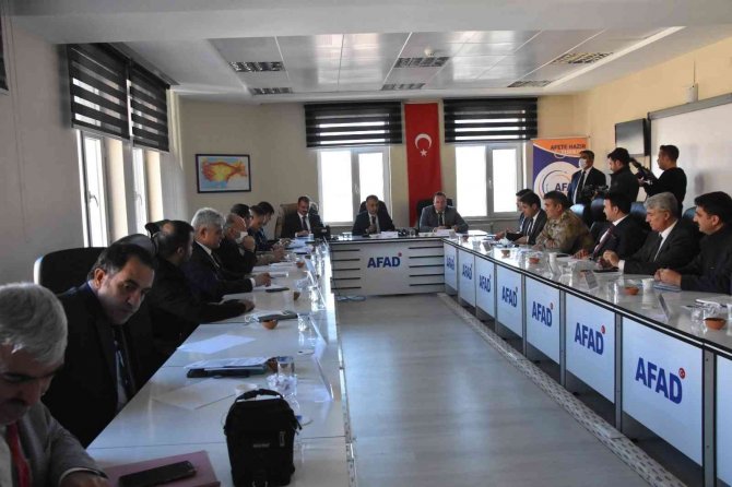 Bitlis’te Kış Öncesi Koordinasyon Toplantısı