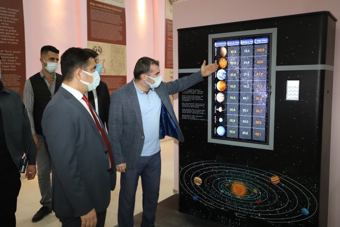 Kaymakam Tunç, İ̇smail Ebul - İz El Cezeri Bilim Ve Sanat Merkezinde İncelemelerde Bulundu