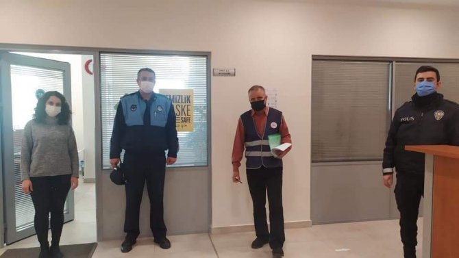 İ̇psala’da İşyerlerine Virüs Tedbirleri Denetimi