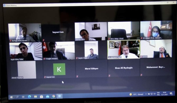 Çevre İllerdeki Turkovac Gönüllüleri İçin Online Toplantı