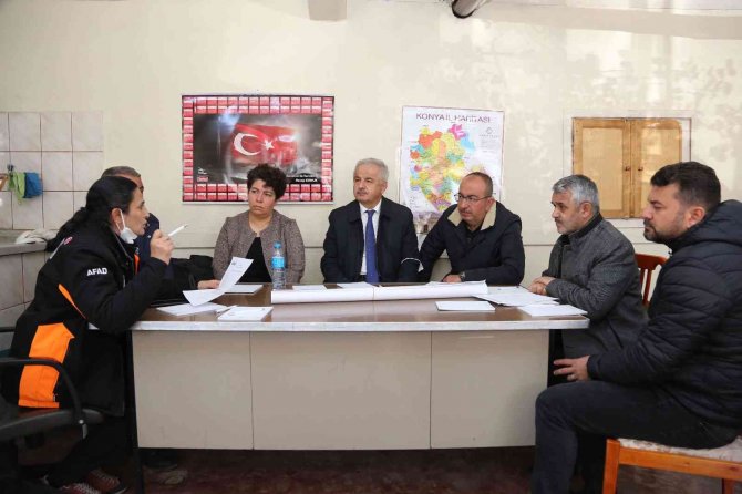 Konya Kızılören’de Depremin İzleri Silinmeye Çalışılıyor