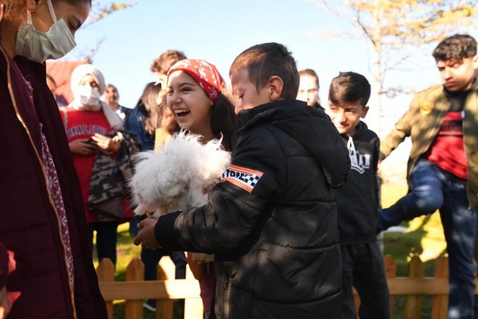 Başkan Çetin Şehit Çocukları İle Buluştu