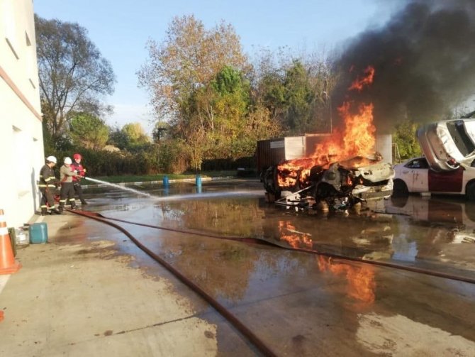 Yangınlara Karşı İşte Böyle Eğitiyorlar