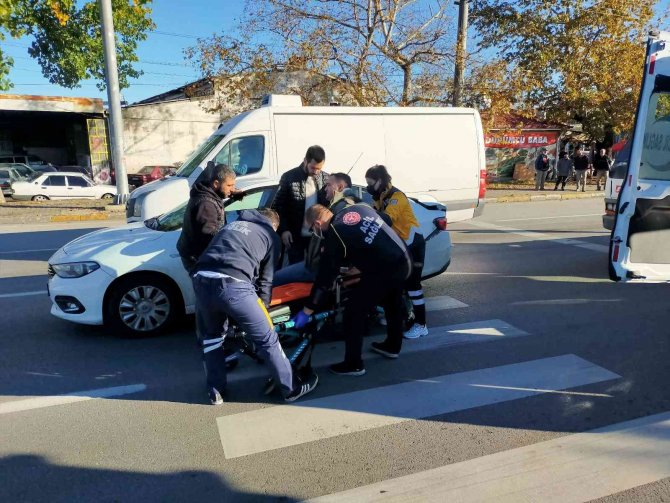 Çarşamba’da Kaza: 1 Yaralı