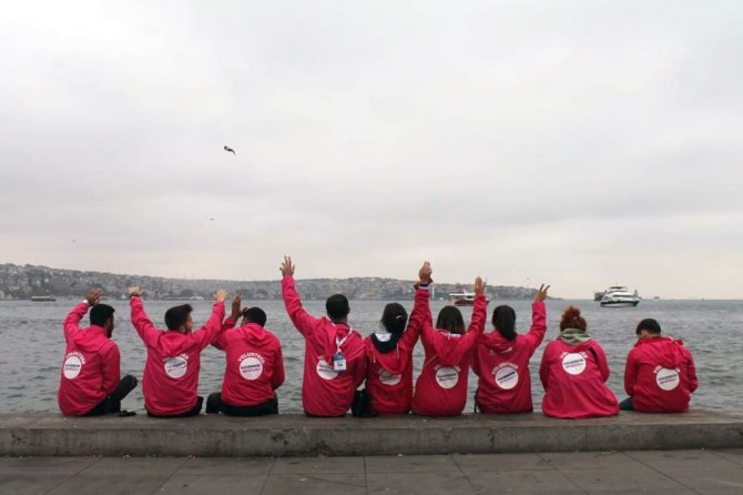 Derslerini İ̇stanbul Maratonu’nda İşlediler