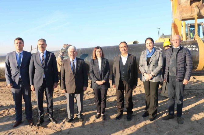Tarım Ve Orman Bakan Yardımcısı Özkaldı, Meriç Edirne Sulaması İnşaatını İnceledi