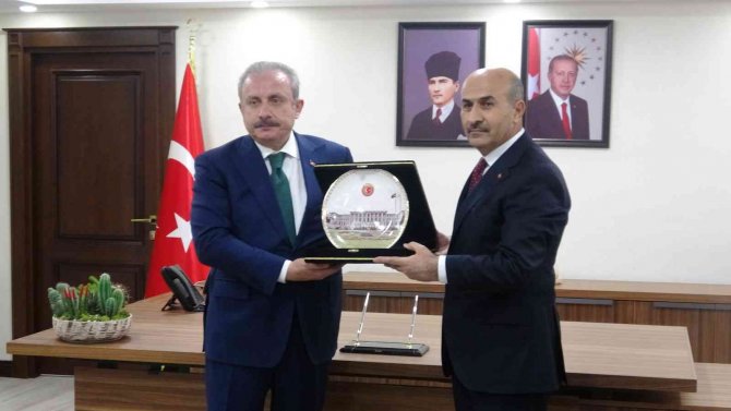 Tbmm Başkanı Prof. Dr. Mustafa Şentop’tan Mardin Valiliğine Ziyaret