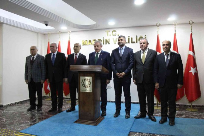 Tbmm Başkanı Prof. Dr. Mustafa Şentop’tan Mardin Valiliğine Ziyaret