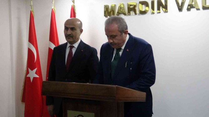 Tbmm Başkanı Prof. Dr. Mustafa Şentop’tan Mardin Valiliğine Ziyaret