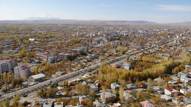 Erciş’te Sonbahar Manzaraları Göz Kamaştırıyor