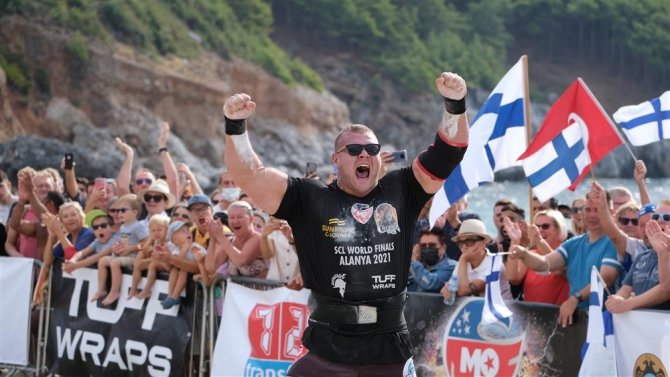 Antalya’da Strongman Mücadelesi Nefesleri Kesti