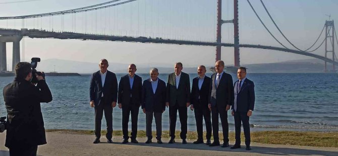 Cumhurbaşkanı Erdoğan’dan 1915 Çanakkale Köprüsü’nde Kanal İ̇stanbul Mesajı