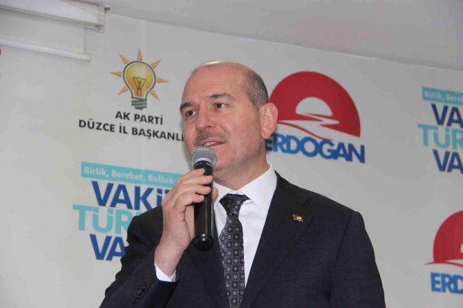 İ̇çişleri Bakanı Süleyman Soylu: "Bu Ülkeyi Eski Türkiye’ye Döndürmek İsteyenler, Bir Parmak Sallayıp, Amerika’dan Avrupa’dan, ’Size Haddinizi Bildiririz’ Deyip, Sınırımızın Ötesine Hafif Bir Adım Attığımızda Şartelimizi İnd