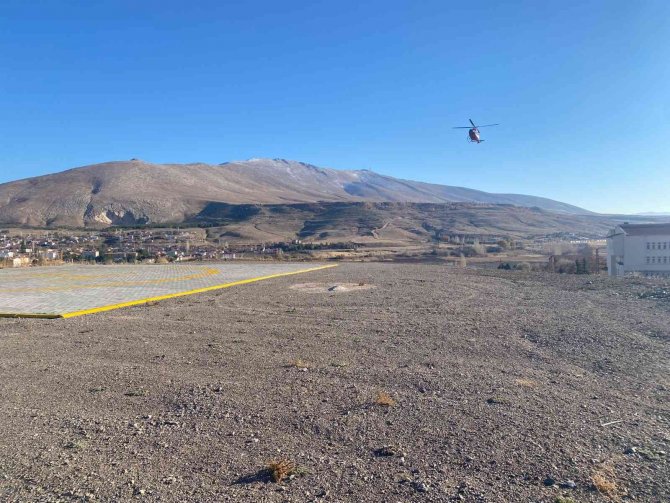 Saadettin Amcaya Helikopterli Müdahale