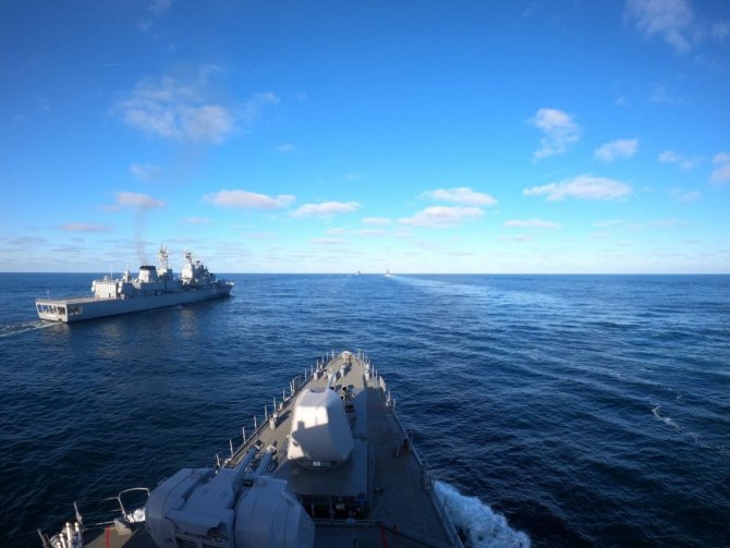 Msb: “Tcg Yavuz Fırkateynimiz Batı Karadeniz’de Geçiş Eğitimi İcra Etti”