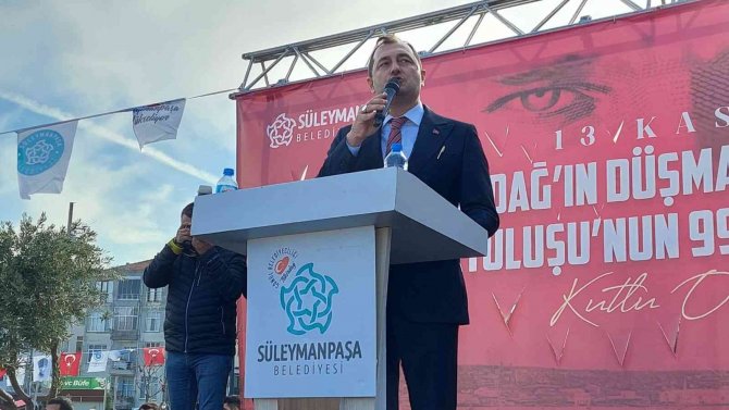 Tekirdağ’ın Kurtuluşunun 99’uncu Yıldönümünde Dev Kortej Yürüyüşü Düzenlendi