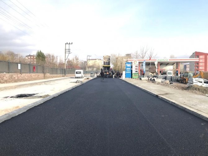 Özalp İlçesinde Asfalt Çalışması