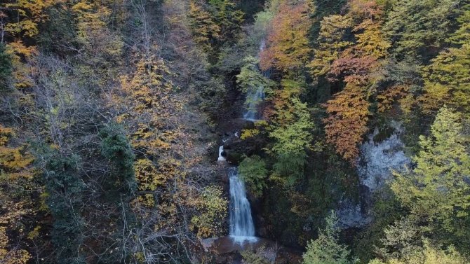 Aksu Şelalelerinin Eşsiz Manzarası Drone İle Görüntülendi
