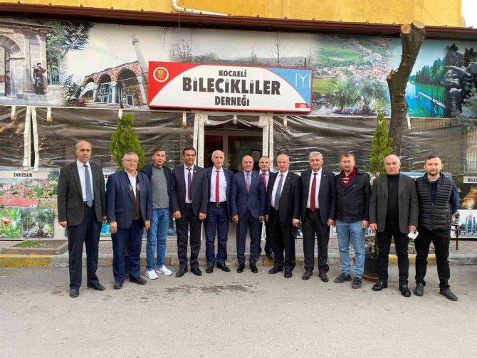 Bozüyük Belediye Başkan Yardımcıları Kocaeli Bilecikliler Derneği’ni Ziyaret Etti