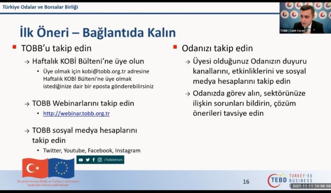 Başkan Sadıkoğlu: “Malatya’nın En Büyük İhracat Pazarı Ab Ülkeleri”