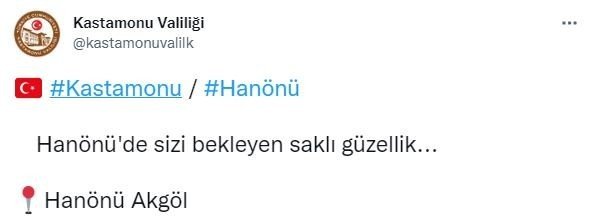 Sinop Ve Kastamonu Arasında Paylaşılamayan Güzellik: Akgöl