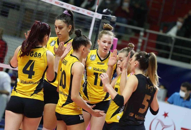 Vakıfbank Galibiyet Serisini Sürdürdü