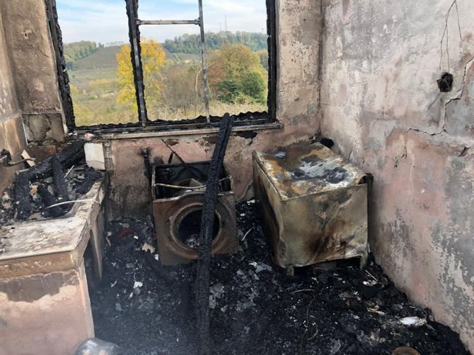 Çarşamba’da Ev Yangını