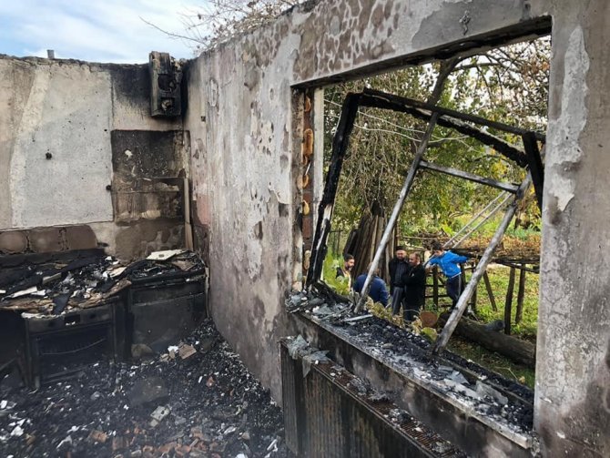 Çarşamba’da Ev Yangını