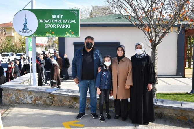 Sancaktepe’de ‘Şehit Onbaşı Emre Baysal Spor Parkı Hizmete Açıldı