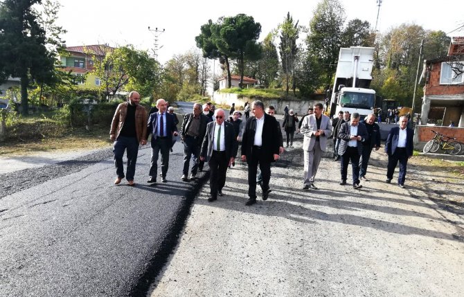 Kızılca - Çayırlı Grup Yolu Asfaltlanıyor