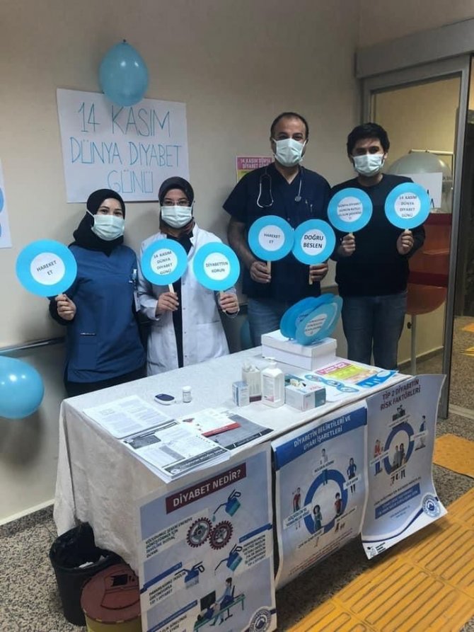 Bolvadin Devlet Hastanesi’nde “Diyabet Günü” Standı Açıldı