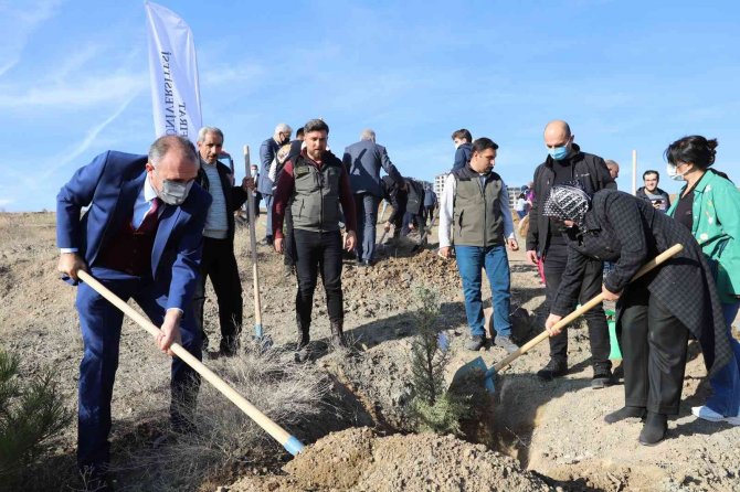 Fü’de 23 Bin Fidan Toprakla Buluşturuldu