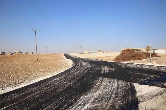 Haliliye Kırsalında Asfalt Yol Çalışması Devam Ediyor
