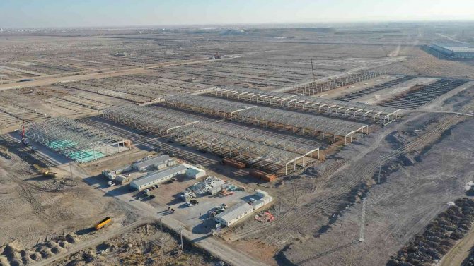 Konya Yeni Sanayi Sitesi Hızla Yükseliyor