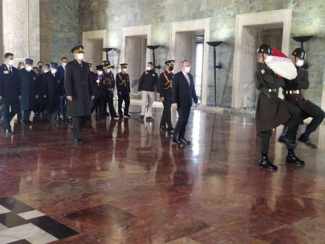 Kktc Ankara Büyükelçisi Köprülü’den Anıtkabir’e Ziyaret