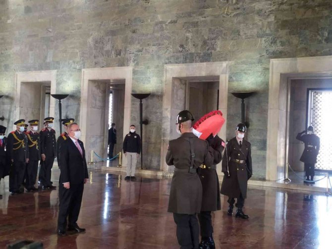 Kktc Ankara Büyükelçisi Köprülü’den Anıtkabir’e Ziyaret
