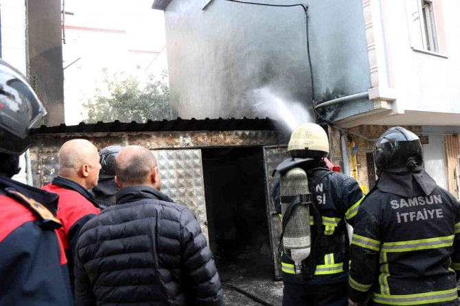 Yangında Facianın Eşiğinden Dönüldü