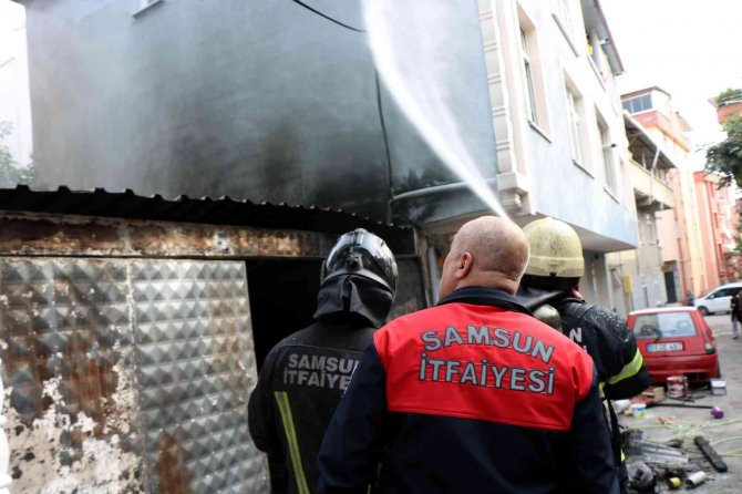 Yangında Facianın Eşiğinden Dönüldü